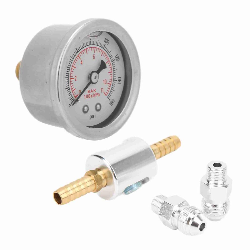 Universial 1 8 NPT Car Fuel Oil Pressure Regulator Gauge Kits for Fuel Injection System