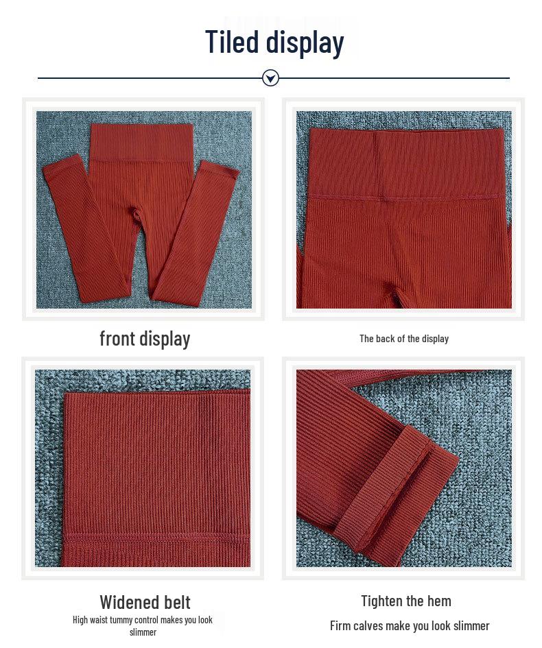 Women's High Waist Ribbed Yoga Shorts - Seamless, Quick-Dry, Butt-Lifting Fitness Wear