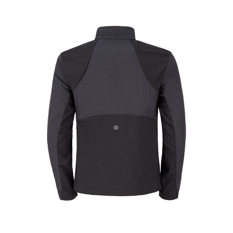 Asics Мужская беговая куртка с молнией на шее и длинными рукавами, утепленная Primaloft, куртки 2011D618-001