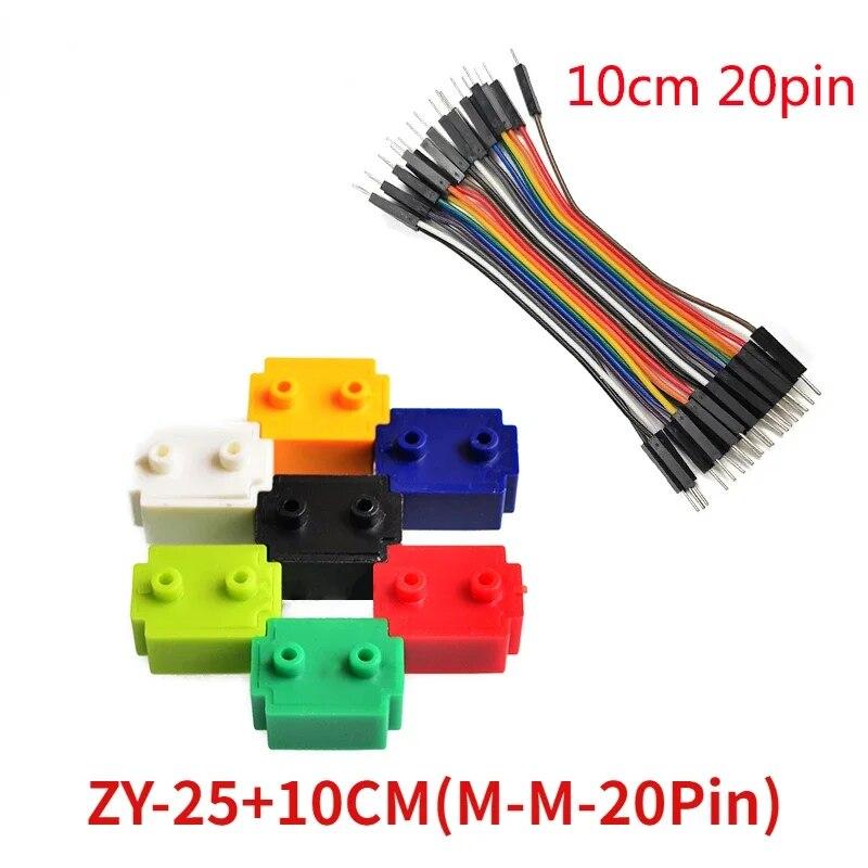 Набор перемычек для макетной платы Dupont Line Kit MB102 ZY-204, 400 соединительных точек, макетная плата для печатной платы без пайки, DIY мини-тестовые наборы для прототипов