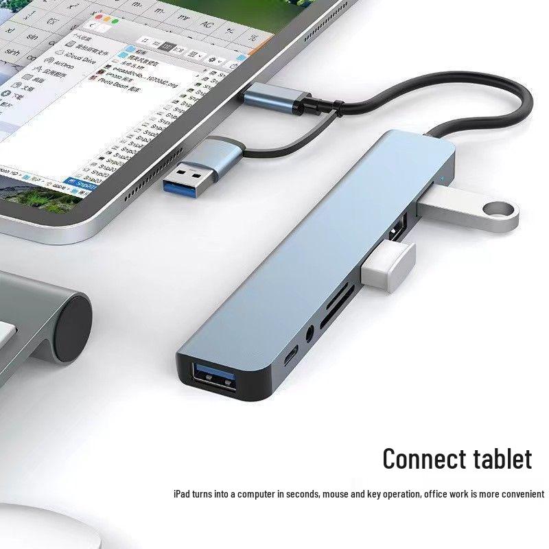 USB 3.0 двухпортовый Type-C док-станция-хаб для компьютера и планшета