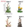 Acrylic Floral Tissue Holder 2D Flat Roll Paper Stand Practical Paper Towel Rack  Parties