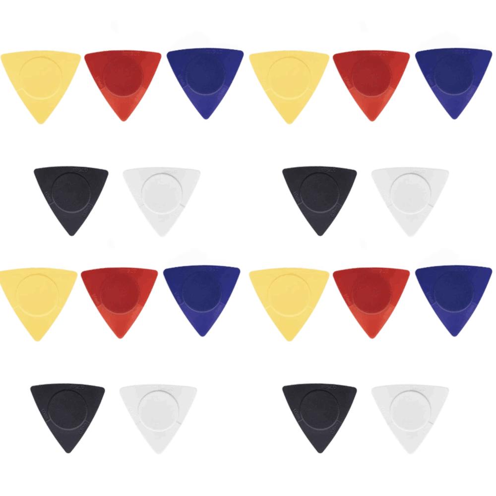 20PCS 0.5/0.75/1.0mm Thicknesses Acoustic Guitar Picks Triangle Guitar Picks For Guitar Playing