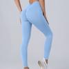 Summer new yoga clothes peach buttocks high waist belly yoga pants sports trousers quick-drying tight cycling fitness pants