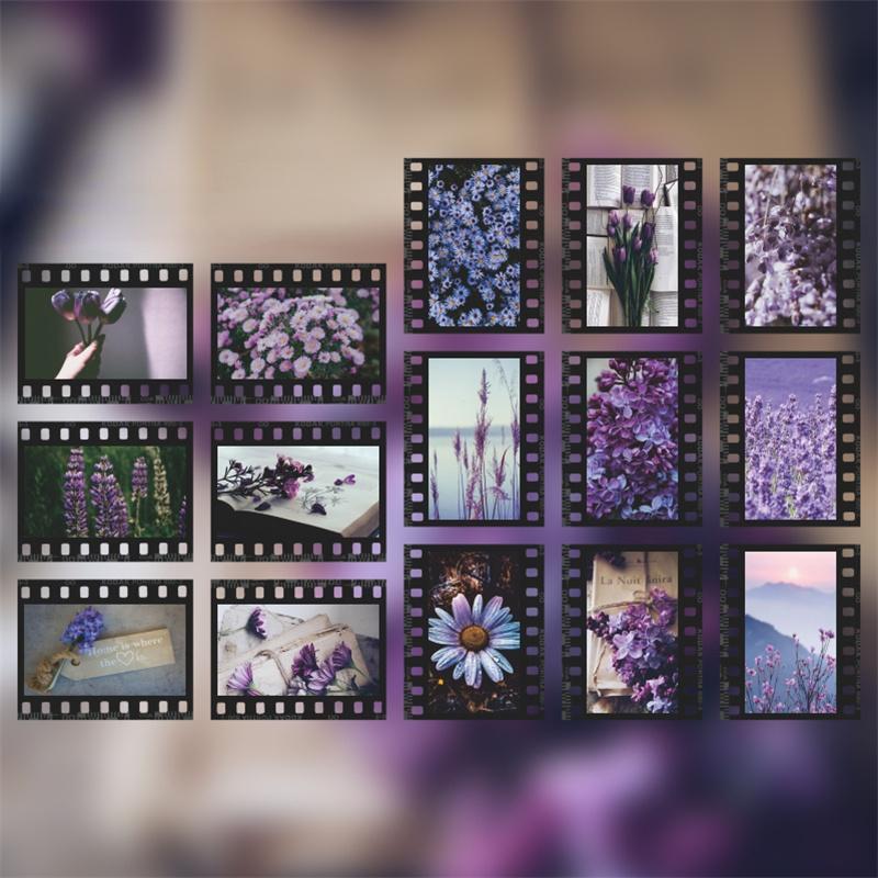 30 шт., винтажная пленка для домашних животных INS, цветок, скрапбукинг, журнал, декоративные этикетки, наклейки для дневника, канцелярские принадлежности, наклейки для альбома