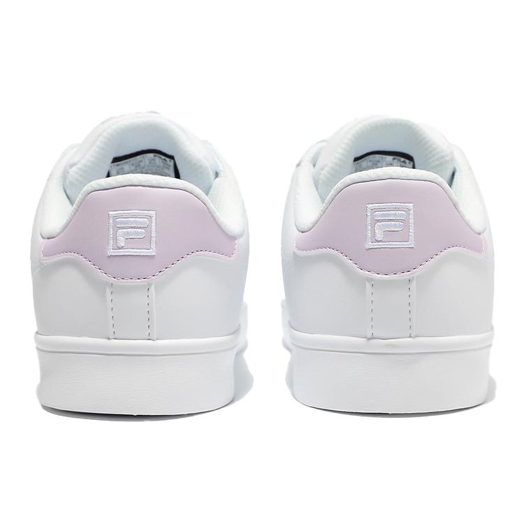 Fila Кеды Court Deluxe Low top для скейтбординга Унисекс Бело-фиолетовые Корейский стиль 1TM00651D_151