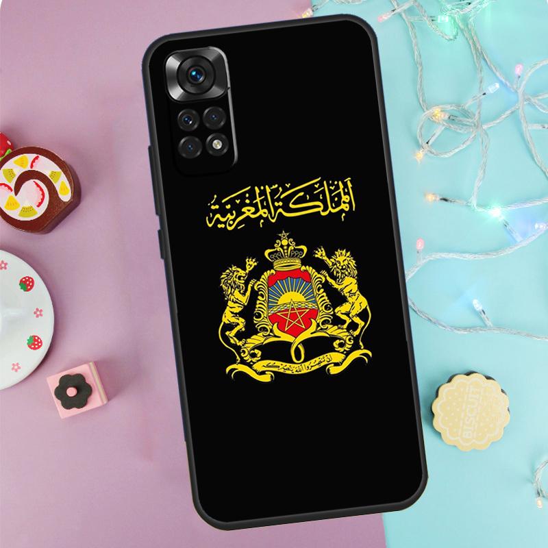 Чехол с гербом и флагом Марокко для Xiaomi Redmi Note 14 Pro 9 10 11 12 13 9S 10S 11S 12S Redmi 14C 10C 12C 13C