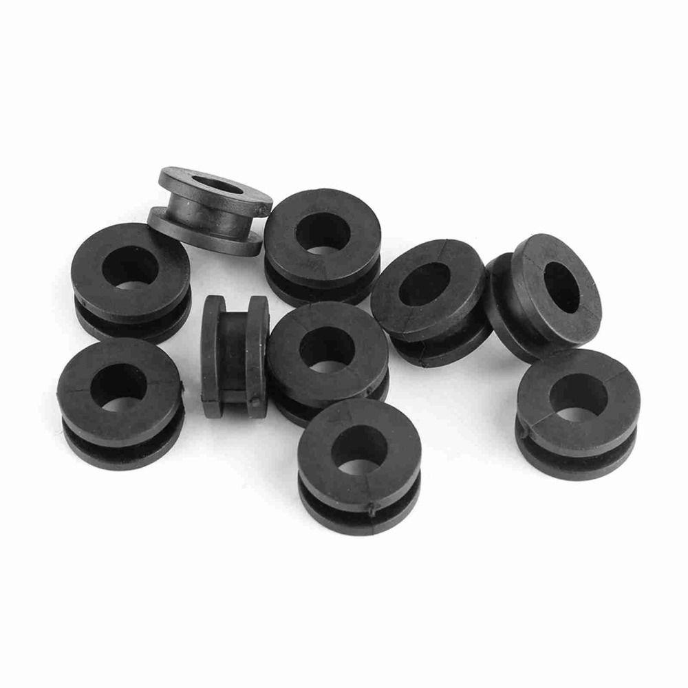 10Pcs Kit M6 Size Motorcycle M6 Rubber Grommets for Honda/Suzuki/Yamaha Windshield Cowling