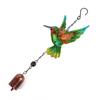 Creative Hummingbird Wind Chime Metal Hanging Decoration Garden Decoration Bell Pendant  Gift
