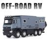 New 1/24 NOMADISMs Arocs Unimog Alloy Motorhome Touring Car Model Diecast Metal Toy Off-road RV Vehicles Model Sound Light Kids Gift