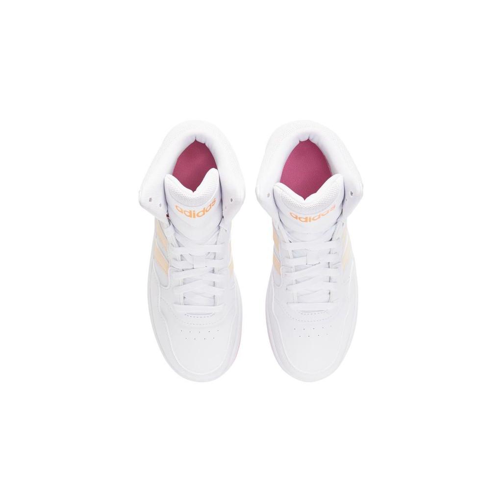 Adidas Neo Hoops Mid 3.0 Kids Casual Durable Mid-Top Sneakers Cloud White Kids Sneakers HP6158