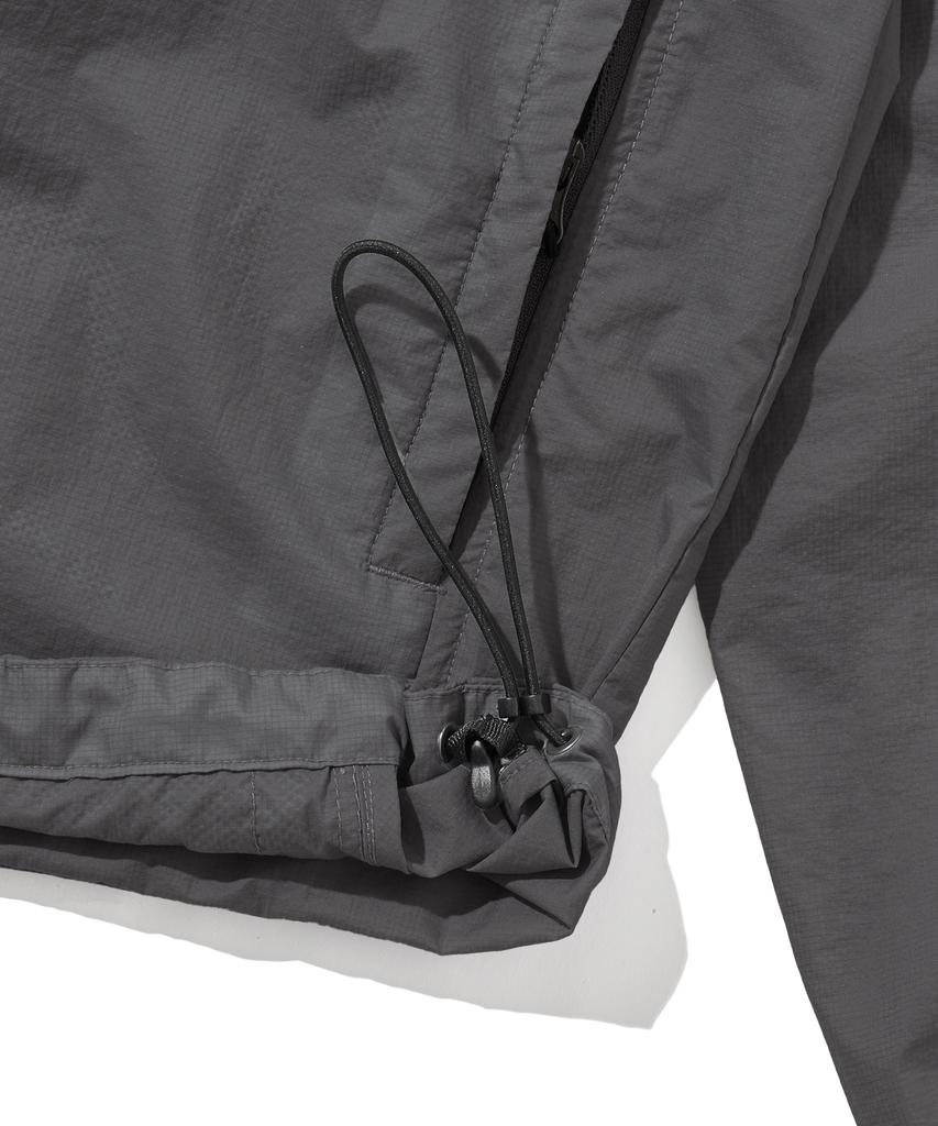Butterfly Sportwear Куртки-ветровки с капюшоном Curveline Угольный