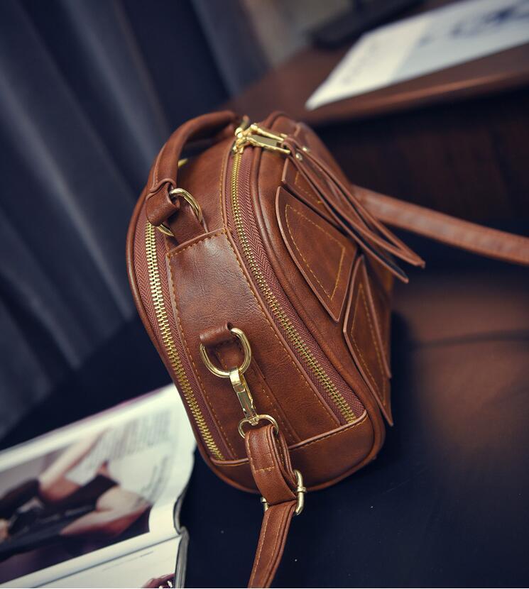 SCIONE Сумки через плечо с кисточками для женщин, кожаная сумка с узором в стиле пэчворк