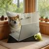 Funny Working Animals Gift Cushion Cover Square Short Plush Pillow Case Living Room Sofa Home Decor Funda X