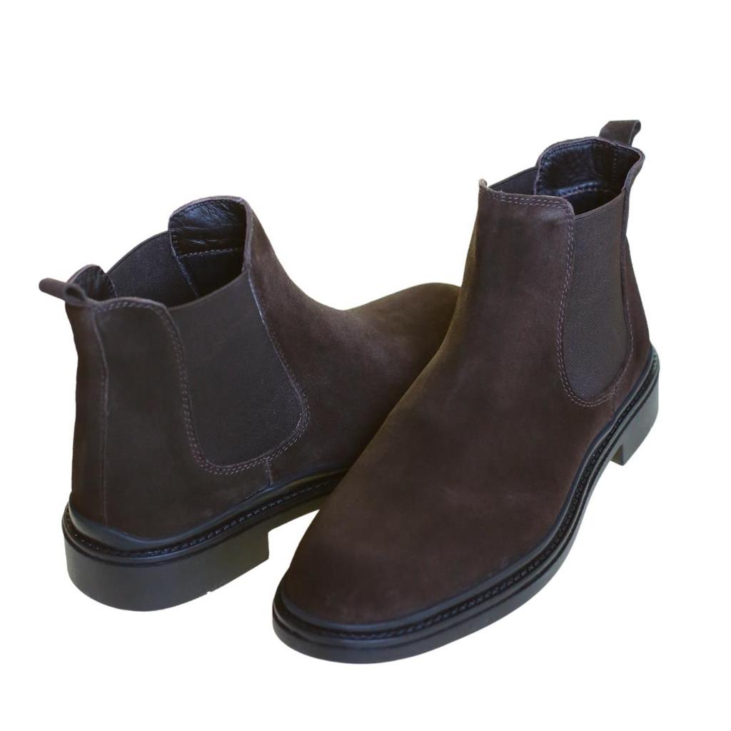 Мужские зимние ботильоны из натуральной кожи