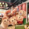 Capybara Projection Camera Keychain Cartoon Kawaii Mini Camera Keyring Hanging Decoration Backpack Pendant