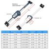 SHAHE 100 mm Stainless Steel Horizontal Linear Scale Type Digital Caliper LCD Display