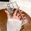 Clear Plating Shockproof Case for Samsung Galaxy S24 S23 FE S22 S21 S20 Plus Note10 20 Ultra A54 A55 A53 Hard Armor Cover