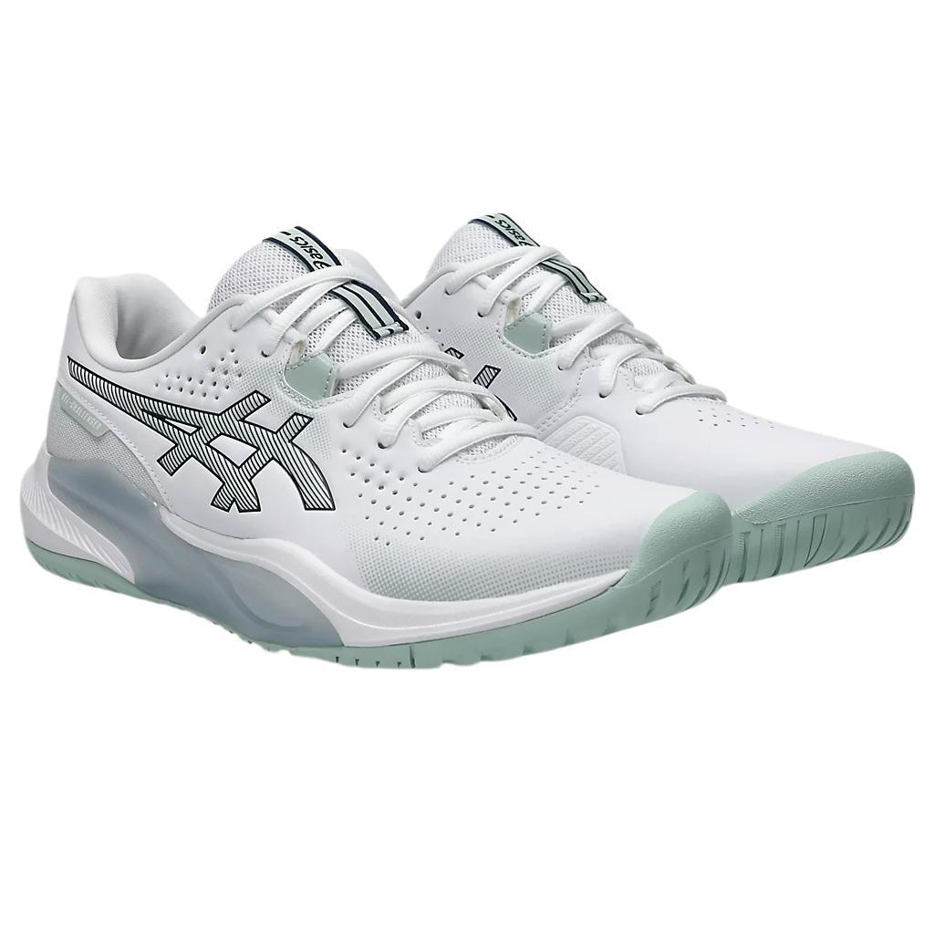 Asics GEL CHALLENGER 15 Износостойкие Дышащие Низкие Теннисные Кроссовки Мужские Белые Кроссовки 1041A510-100