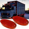 APSMOTIV Front Raised Cab Roof Marker Light 6PCS trailer 24V LED Side Marker Clearance Lights Red for semi truck Freightliner cargo Universal Fit