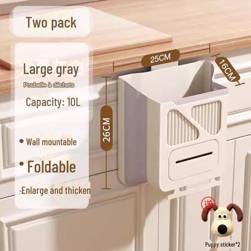 Многофункциональный складной кухонный шкаф для мусора с большим отверстием
