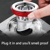 Odor Proof Floor Drain Valve-Sewer Core Backflow Preventer Shower Floor Drain Plug for Kitchen Bathroom Toilet Sewer