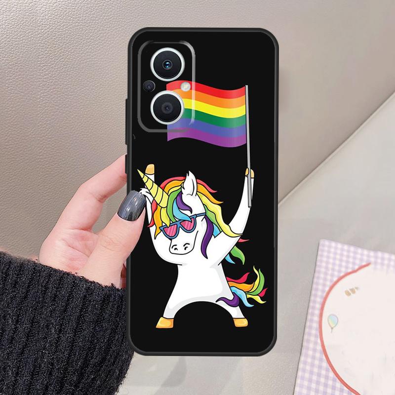 Gay Pride LGBT Rainbow Flag Funda For OPPO Reno 11 12 13 14 Pro 11F 12F 13F 14F 7 8 Lite OPPO Find X9 X6 X5 X8 Pro Case