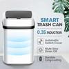 Sensing Garbage Bin Intelligent Electric Classified Living Room Garbage Sensor with Lid Dustbin Bathroom Touch Automatic Bins
