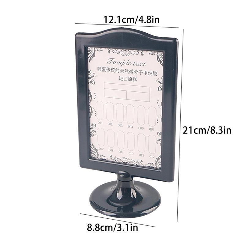 Подставка для демонстрации нейл-арта двухсторонняя Рамка для демонстрации работ нейл-арта Доска для демонстрации ногтей Стойка для демонстрации накладных ногтей Держатель для гель-лака