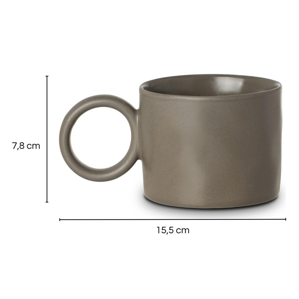 Kubek 400 Ml Mare Grafitowy