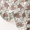 1 Teddy Bear Patterned Frosted Bedsheet, Bedroom Printed Bedspread, Bedding (Excluding Pillowcases)
