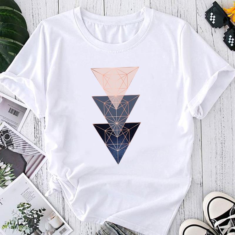 (Азиатский размер) Модная футболка с графическим принтом и забавным трендом, милая женская повседневная футболка, повседневная женская летняя футболка с коротким рукавом