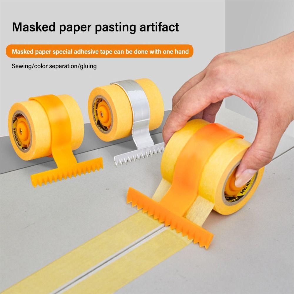 Инструменты для красивого шва Вспомогательный инструмент Аппликатор малярного скотча Регулируемая машина для наклейки текстурированной бумаги