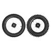 80/100-12 60/100-14 Комплект мотоциклетных шин и колес, Высокопрофильная резина с алюминиевым ободом для питбайка, Нагрузка 200 кг, Комбинация из 2 шт.