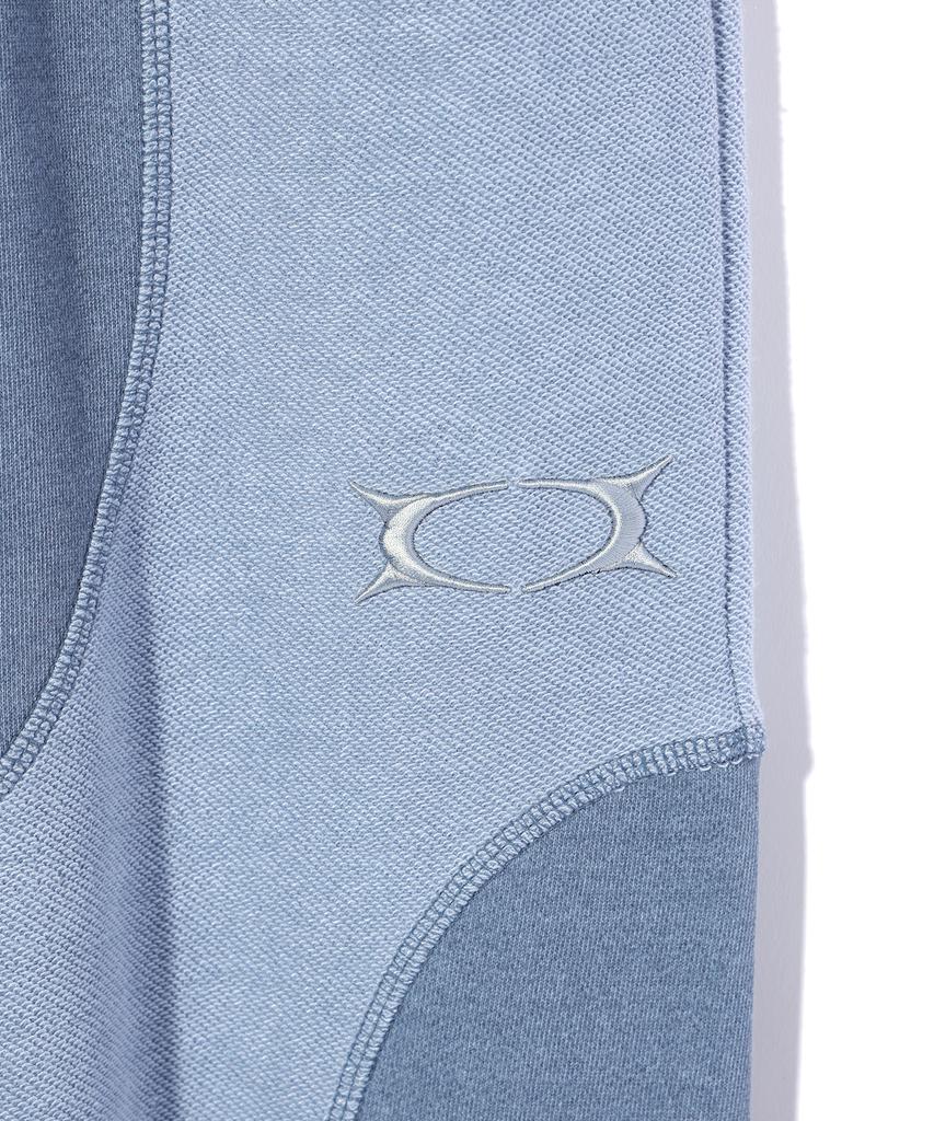 CRITIC Incision Pigment Jogger Sweatpants Blue