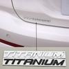 1 шт. 3D Металлическая Хромированная Черная Наклейка на Автомобиль Логотип TITANIUM Задний Значок на Багажник Для Ecosport Fiesta Focus Mondeo Edge Escape Kuga