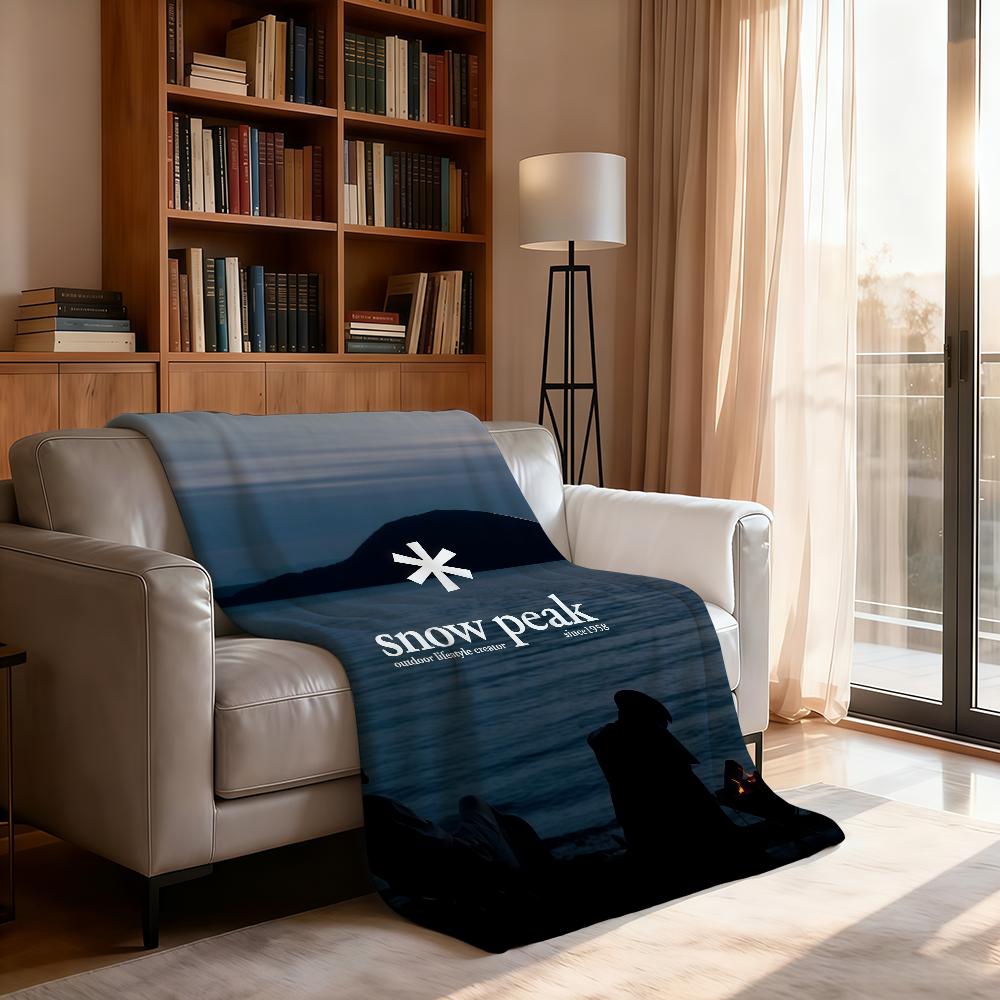 Classic Energetic S Snow P PeaksS Blanket Soft Throw Blanket for Home Bedroom Bed Sofa Picnic Travel Office Rest Blanket Gift