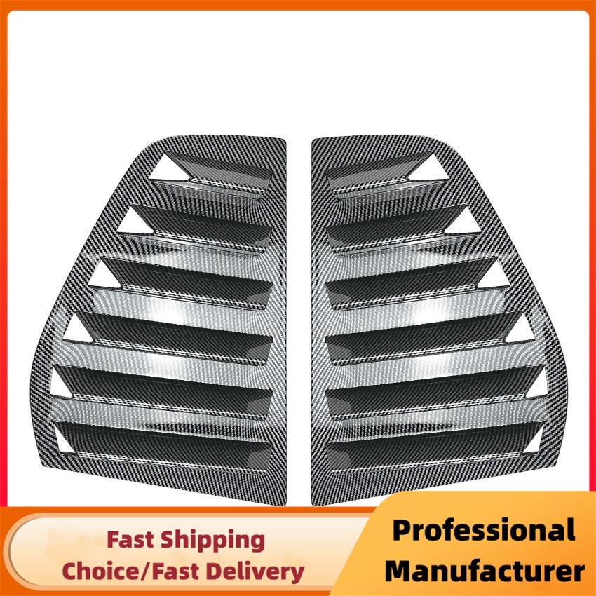 Пара спойлеров для заднего бокового окна для VW Golf 5 Golf 6 Golf 7 MK5 MK6 MK7 MK7.5 2003-2020, жалюзи, жалюзи, воздуховоды