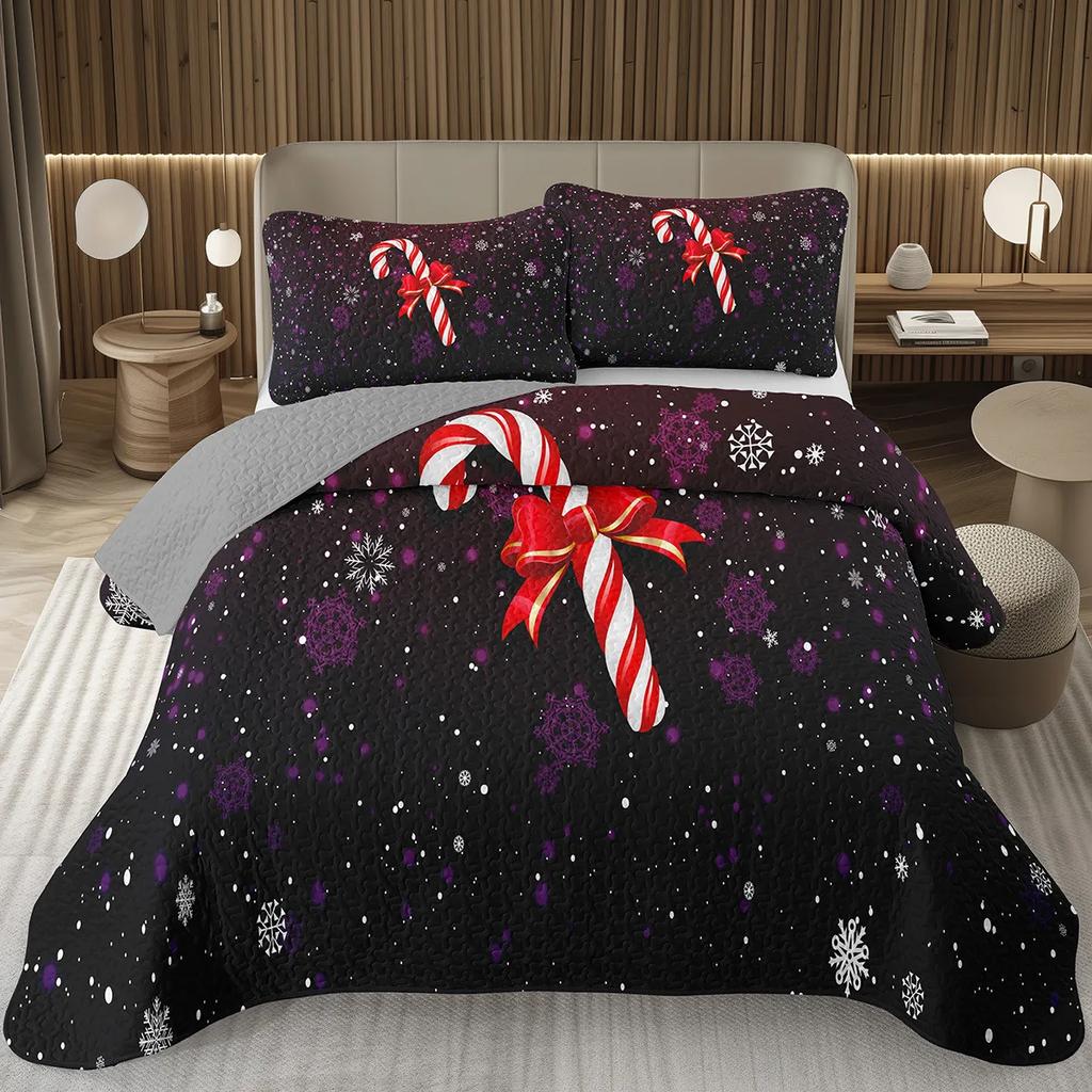 Рождественский комплект покрывала Рождественский комплект покрывала на кровать Размер Twin Full King Рождественский комплект одеяла с елкой Для Рождества Рустикальная вечеринка Праздничный декор