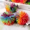 6/8/10cm Colorful Rubber Wire Jugging Ball Toy - Kids Anti-Stress Stretchy Ball Children's Novelty Funny Rubber Toy For Kids
