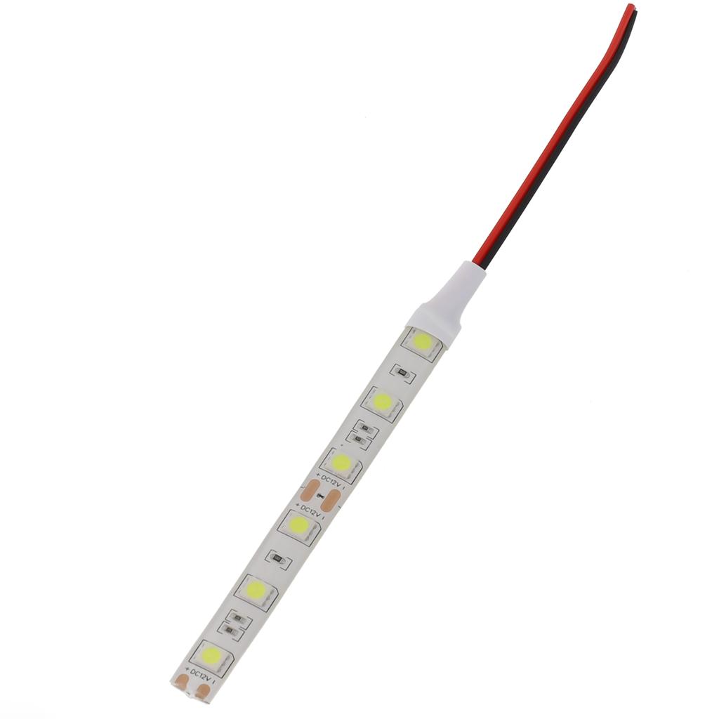 Светодиодная лента 5050 12 В Автомобиль Караван Мотоцикл Холодный белый 6000K 10 см Яркий Новый