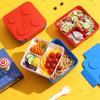 Portable Sealed Lunch Box Color Building Blocks Splicing Children's Student Bento Box Picnic Fruit Salad Food Storage Container