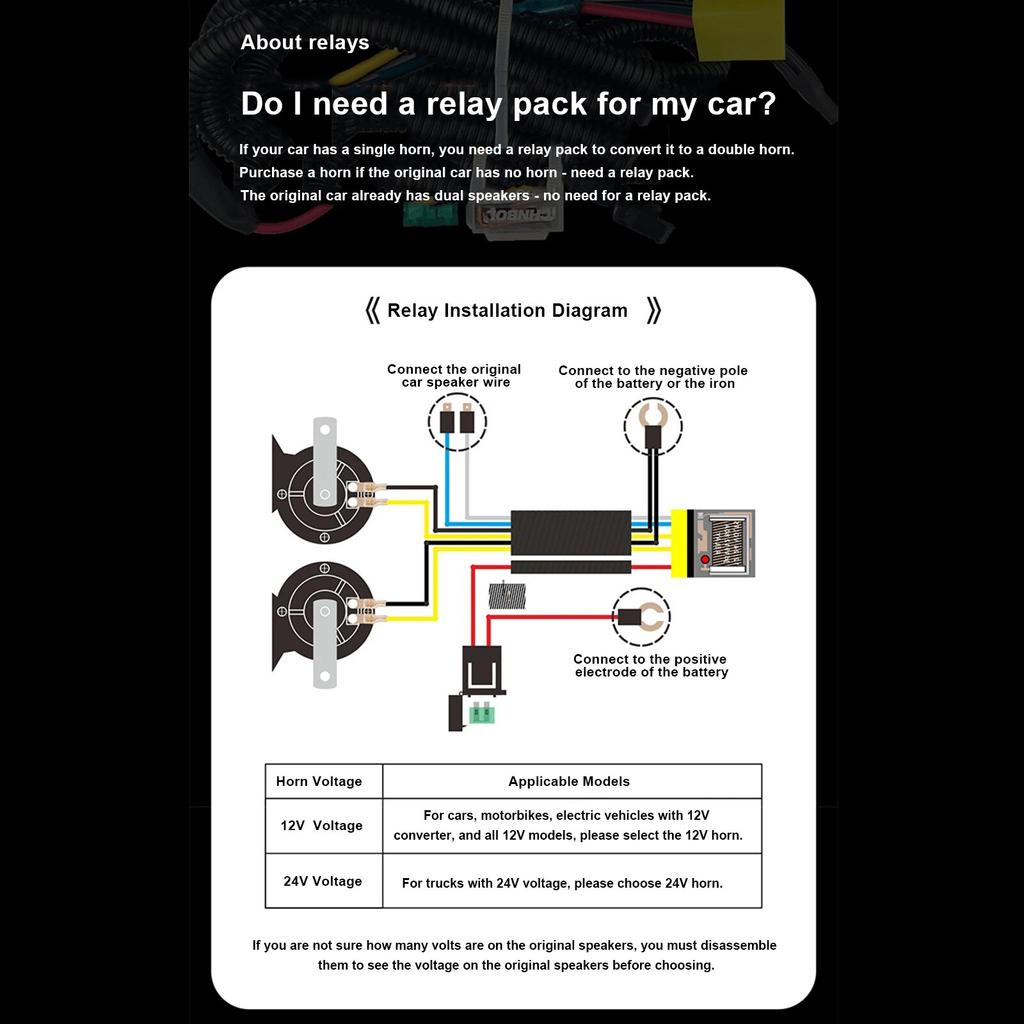 2Pcs/lot Universal Loud Car Horn Dc 12V/24V Electric Snail Horn Super Loud Waterproof Subwoofer for Car Truck Suv Boat Accessory