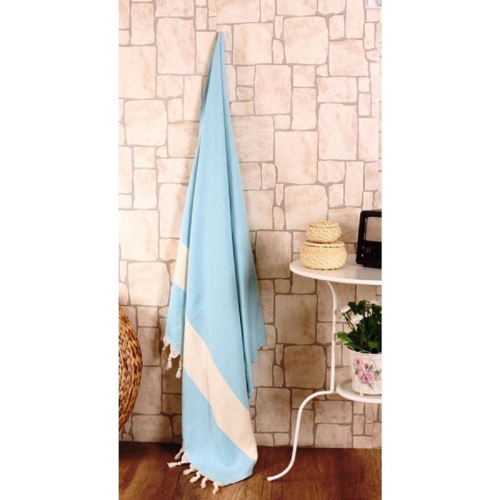 Пляжное полотенце Diamond Peshtemal, 100% хлопок, 100x180, турецкая баня и декоративный чехол