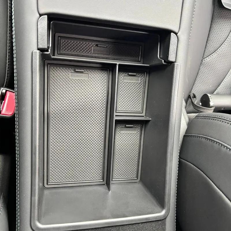 Для BYD Sealion 7 2024-2026 Ящик для хранения подлокотника Подстаканник Центральный бокс органайзер центральной консоли Автоаксессуары