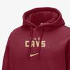 Nike Клубная флисовая толстовка City Edition NBA Cleveland Cavaliers Letter Hoodie для мужчин, темно-красная FB4826-698