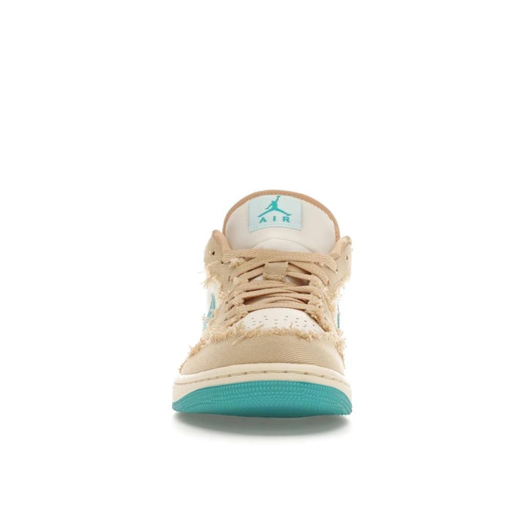 Женские кроссовки Air Jordan 1 Low SE Wave Tan Sesame Glacier-Blue HF4983-252