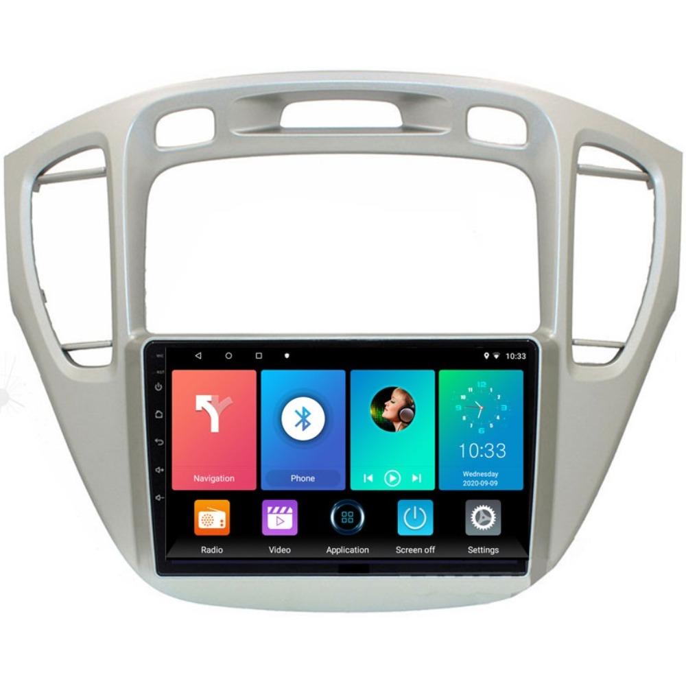Автомобильное радио 2Din Android для Toyota Highlander 2000-2007, мультимедийное головное устройство Carplay, Wi-Fi, стереонавигация, 2 + 32 ГБ