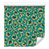 Turquoise Animal Skin Wallpaper, Sea and Turquoise, 50x1000