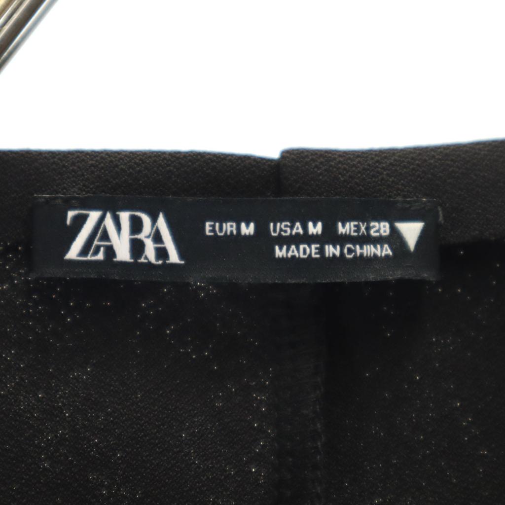 Zara Платье макси без рукавов M черное Женское Б/У